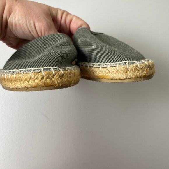 Muk Luks Size 8 Karina Slip On Espadrille Flats Boho Canvas Shoes Spring Summer - Picture 9 of 13